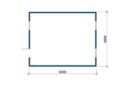 Модульное здание тип 1