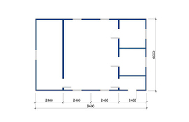 Модульное здание тип 4